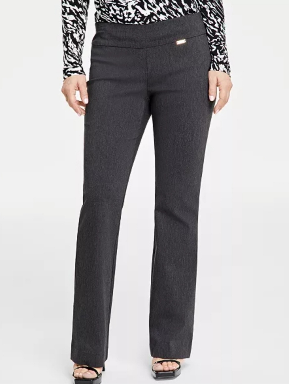 Petite Mid-Rise Bootcut Pants